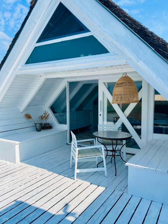 Seehütte Strandhaus direkt im Neusiedler See Rust Exterior foto