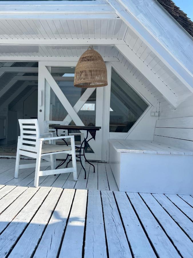 Seehütte Strandhaus direkt im Neusiedler See Rust Exterior foto