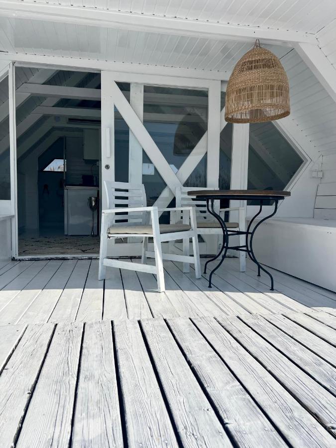 Seehütte Strandhaus direkt im Neusiedler See Rust Exterior foto