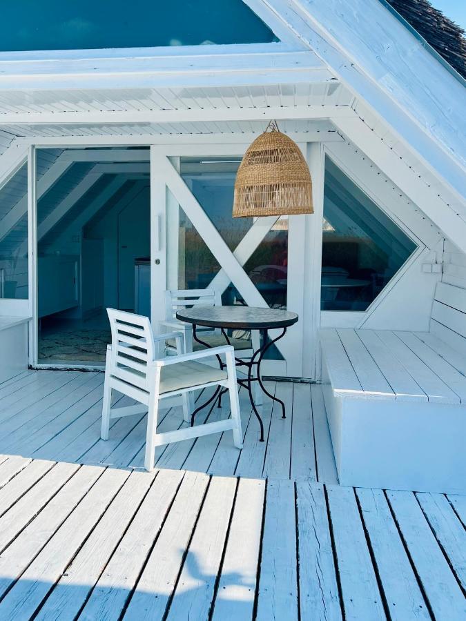 Seehütte Strandhaus direkt im Neusiedler See Rust Exterior foto